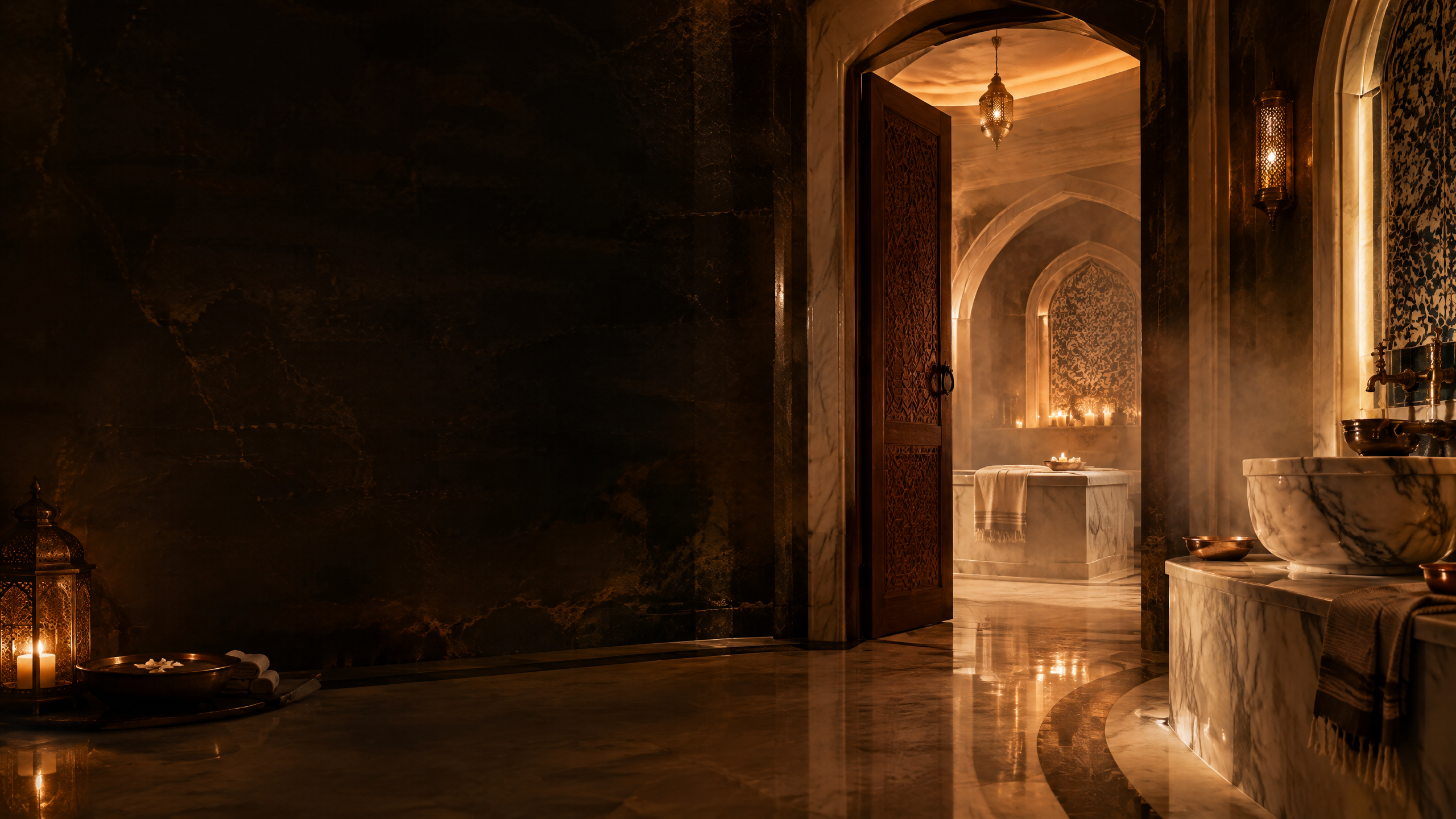 Mahmutlar spa giriş alanı